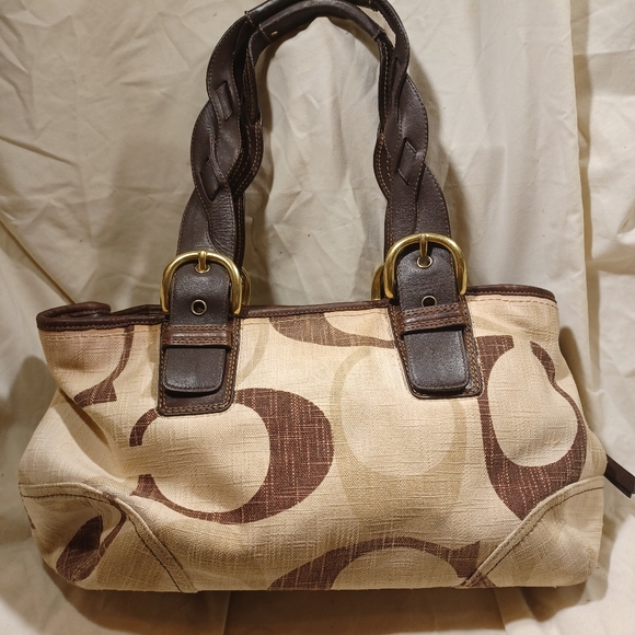Coach canvas shoulder bag - Picture 7 of 11